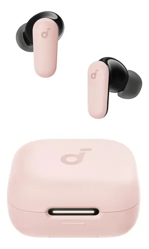 Fone de Ouvido Bluetooth 5.4 soundcore P30i da Anker, Cancelamento de Ruído Adaptativo, Graves Poderosos, 45H de Reprodução, Estojo 2-em-1 com Suporte para Celular, IP54, Fone sem fio TWS, Rosa
