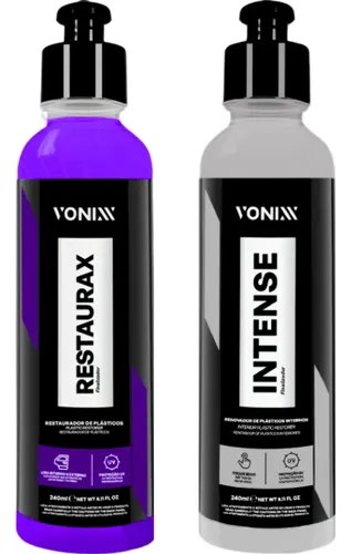 Kit Restaurax Restaurador Plástico Vonixx Intense 240ml